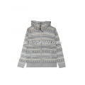 Herren Strickpullover Snow Jacquard Full Zip Hoodie